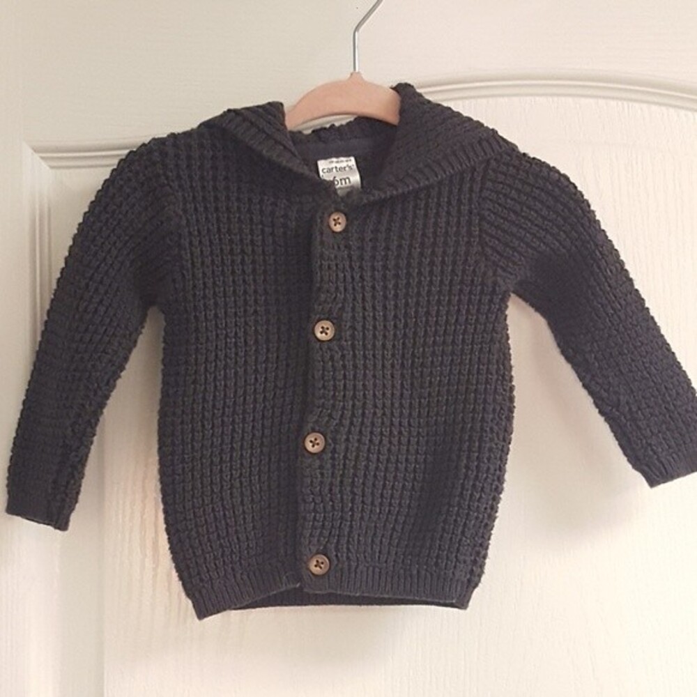 Carter's Bear Ear Hooded Sweater Knit